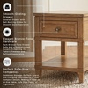 image:imageSignature Design by Ashley Sharlance Wood End Table with Charging StationLight Brown