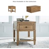 image:imageSignature Design by Ashley Sharlance Wood End Table with Charging StationLight Brown