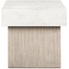 image:imageSignature Design by Ashley Sharlance Wood End Table with Charging StationLight Gray  Brown