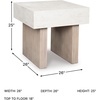 image:imageSignature Design by Ashley Sharlance Wood End Table with Charging StationLight Gray  Brown