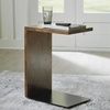 image:imageSignature Design by Ashley Solid Wood C Shaped End Table BrownBlack