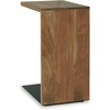 image:imageSignature Design by Ashley Solid Wood C Shaped End Table BrownBlack