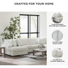 image:imageSignature Design by Ashley Stupendous Double Wide Chaise Sectional 104 inLight Gray
