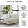 image:imageSignature Design by Ashley Stupendous Double Wide Chaise Sectional 104 inLight Gray