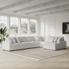 image:imageSignature Design by Ashley Stupendous Double Wide Chaise Sectional 104 inLight Gray