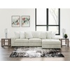 image:imageSignature Design by Ashley Stupendous Double Wide Chaise Sectional 104 inLight Gray