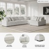 image:imageSignature Design by Ashley Stupendous Double Wide Chaise Sectional 104 inLight Gray