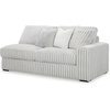 image:imageSignature Design by Ashley Stupendous Double Wide Chaise Sectional 104 inLight Gray