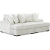 image:imageSignature Design by Ashley Stupendous Double Wide Chaise Sectional 104 inLight Gray