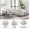 image:imageSignature Design by Ashley Stupendous Double Wide Chaise Sectional 104 inLight Gray