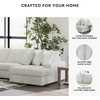 image:imageSignature Design by Ashley Stupendous Double Wide Chaise Sectional 104 inLight Gray