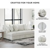 image:imageSignature Design by Ashley Stupendous Double Wide Chaise Sectional 104 inLight Gray