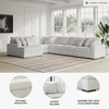 image:imageSignature Design by Ashley Stupendous Double Wide Chaise Sectional 104 inLight Gray