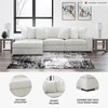 image:imageSignature Design by Ashley Stupendous Double Wide Chaise Sectional 104 inLight Gray