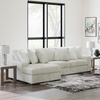 image:imageSignature Design by Ashley Stupendous Double Wide Chaise Sectional 104 inLight Gray