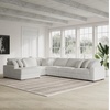 image:imageSignature Design by Ashley Stupendous Double Wide Chaise Sectional 104 inLight Gray