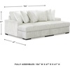 image:imageSignature Design by Ashley Stupendous Double Wide Chaise Sectional 104 inLight Gray