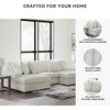image:imageSignature Design by Ashley Stupendous Double Wide Chaise Sectional 104 inLight Gray