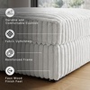 image:imageSignature Design by Ashley Stupendous Oversized Square Ottoman Gray