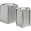 image:imageSignature Design by Ashley Traleena Glam Nesting End Tables Set of 2 Silver