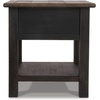 image:imageSignature Design by Ashley Tyler Creek End Table Farmhouse WoodBlackish Brown