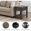 image:imageSignature Design by Ashley Tyler Creek End Table Farmhouse WoodBlackish Brown