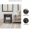 image:imageSignature Design by Ashley Tyler Creek End Table Farmhouse WoodBlackish Brown