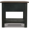 image:imageSignature Design by Ashley Tyler Creek End Table Farmhouse WoodBlackish Brown