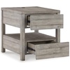 image:imageSignature Design by Ashley Tyler Creek End Table Farmhouse WoodGrey