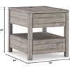 image:imageSignature Design by Ashley Tyler Creek End Table Farmhouse WoodGrey