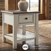 image:imageSignature Design by Ashley Tyler Creek End Table Farmhouse WoodWhitewash