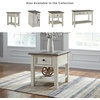 image:imageSignature Design by Ashley Tyler Creek End Table Farmhouse WoodWhitewash