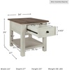 image:imageSignature Design by Ashley Tyler Creek End Table Farmhouse WoodWhitewash