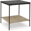 image:imageSignature Design By Ashley Minrich Eclectic Accent Table with Lower Shelf Black amp Light Brown