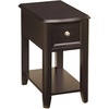 image:imageSignature Design by Ashley Breegin Narrow Chairside End TableDark Brown
