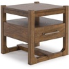 image:imageSignature Design by Ashley Cabalynn Casual End Table with 1 Drawer Light BrownLight Brown