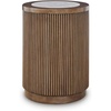 image:imageSignature Design by Ashley Camdill End Table Round Faux MarbleBrown