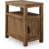 image:imageSignature Design by Ashley Chairside End Table with Charging StationDark Brown