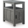 image:imageSignature Design by Ashley Chairside End Table with Charging StationGrey