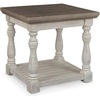 image:imageSignature Design by Ashley Johnelle Rustic Farmhouse End Table GrayGrayWhite