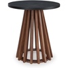 image:imageSignature Design by Ashley Kallari Slatted Pedestal End Table RoundEnd Table