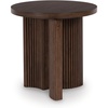 image:imageSignature Design by Ashley Korestone Round Accent End Table Dark Brown