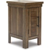 image:imageSignature Design by Ashley Moriville Chairside End Table with USB BrownBrown