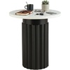 image:imageSignature Design by Ashley Round Marble Side Table Accent amp End Table