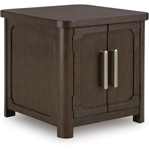 image:imageSignature Design by Ashley Breckington End Table with Storage Dark BrownDark Brown