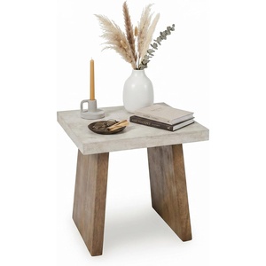 image:imageSignature Design by Ashley Brendalhouse End Table Square PedestalTwo Toned