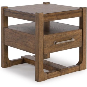 image:imageSignature Design by Ashley Cabalynn Casual End Table with 1 Drawer Light BrownLight Brown