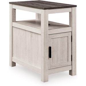 image:imageSignature Design by Ashley Jensworth Narrow Nightstand amp End TableGray  White
