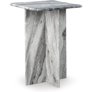image:imageSignature Design by Ashley Keithwell Contemporary Marble Top Accent Table GraySquare