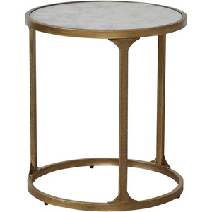 image:imageSignature Design by Ashley Korajane Round End Table Gold 20 InchAntique Gold
